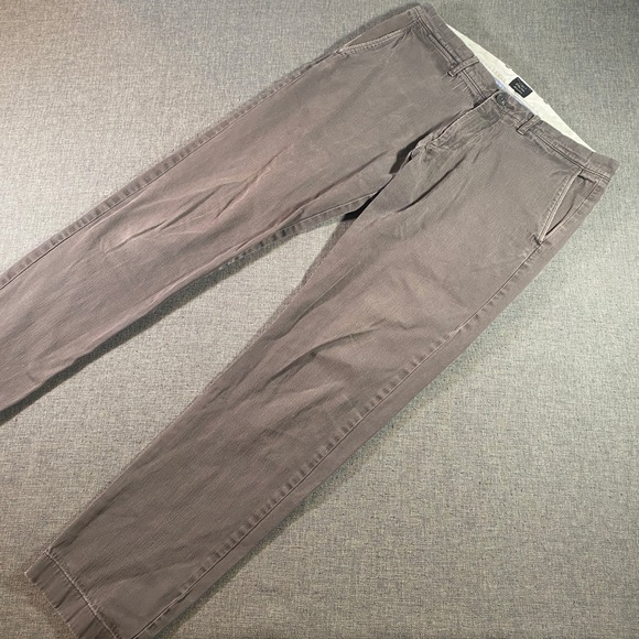 J. Crew Stretch Mens 32x32 Gray Casual Chino Pants - Picture 1 of 9